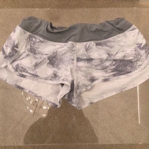 lululemon Gray and White shorts